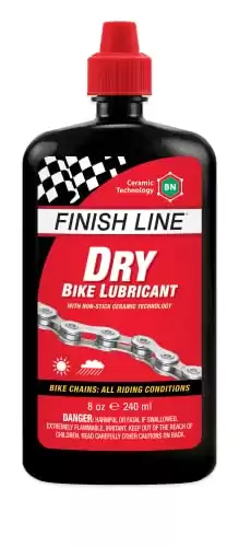 Finish Line Dry Bike Lubricant with Teflon Squeeze Bottle