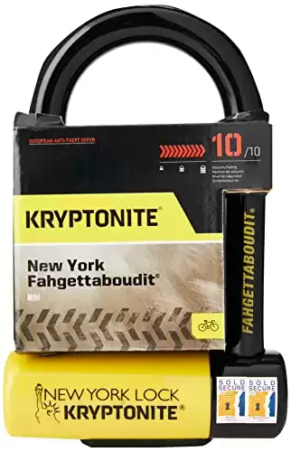 Kryptonite New York Lock Fahgettaboutit Mini 18mm U-Lock